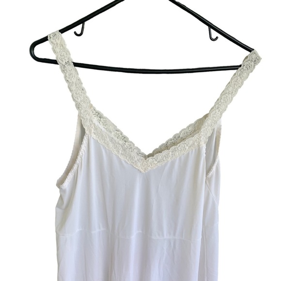 Vintage Shadowline Women’s Slip Dress Nightgown Lace Trim Size 42 Made in USA - Picture 6 of 11